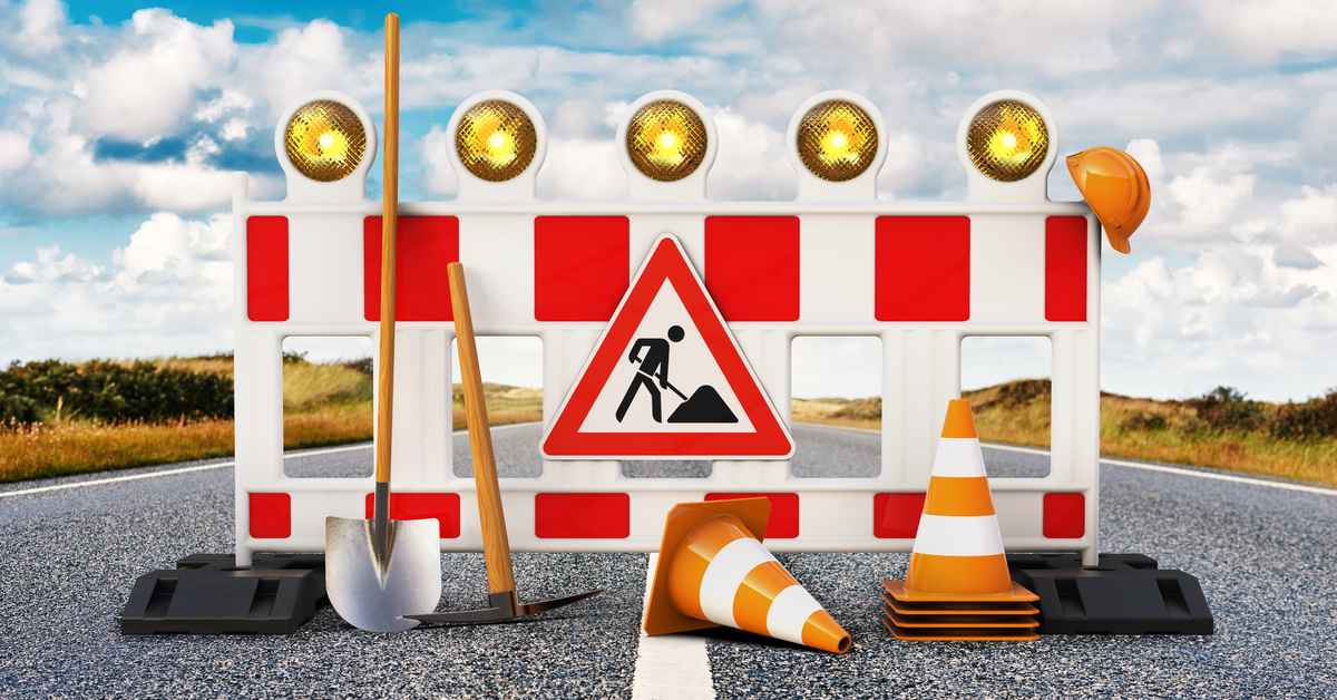 Construction safety hd signage