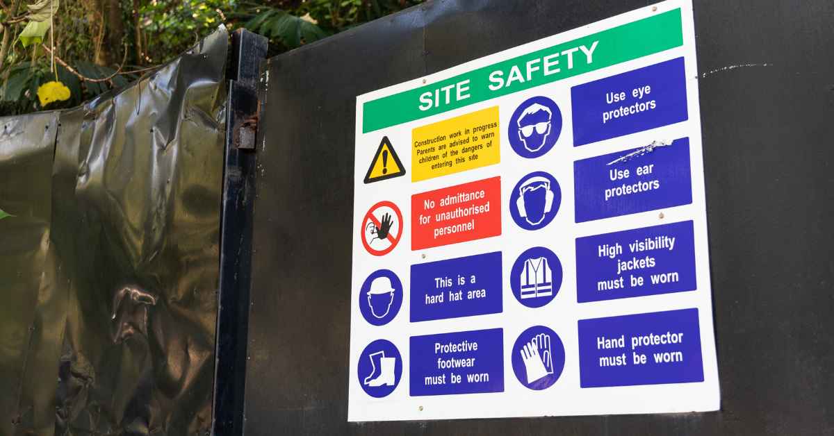 sign board construction
