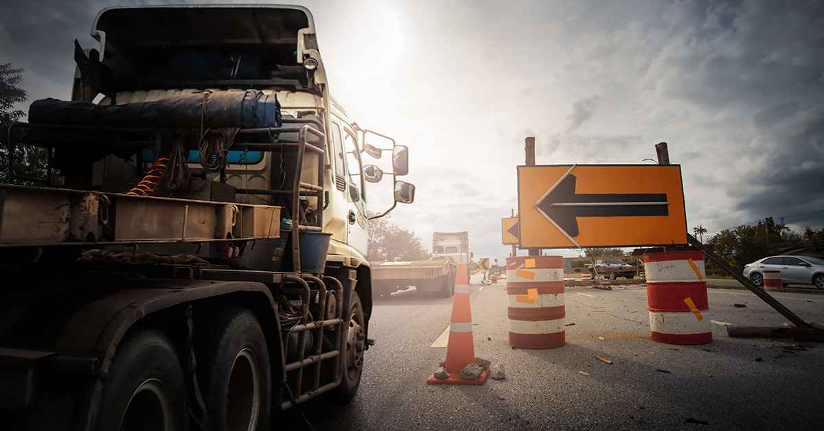 construction zone signage