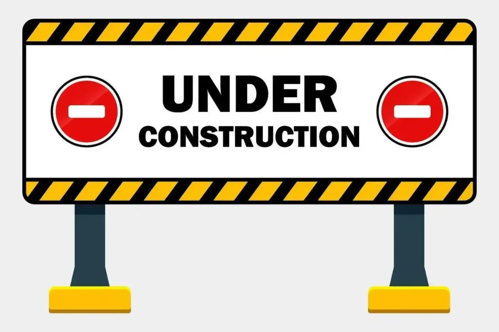 construction site signage