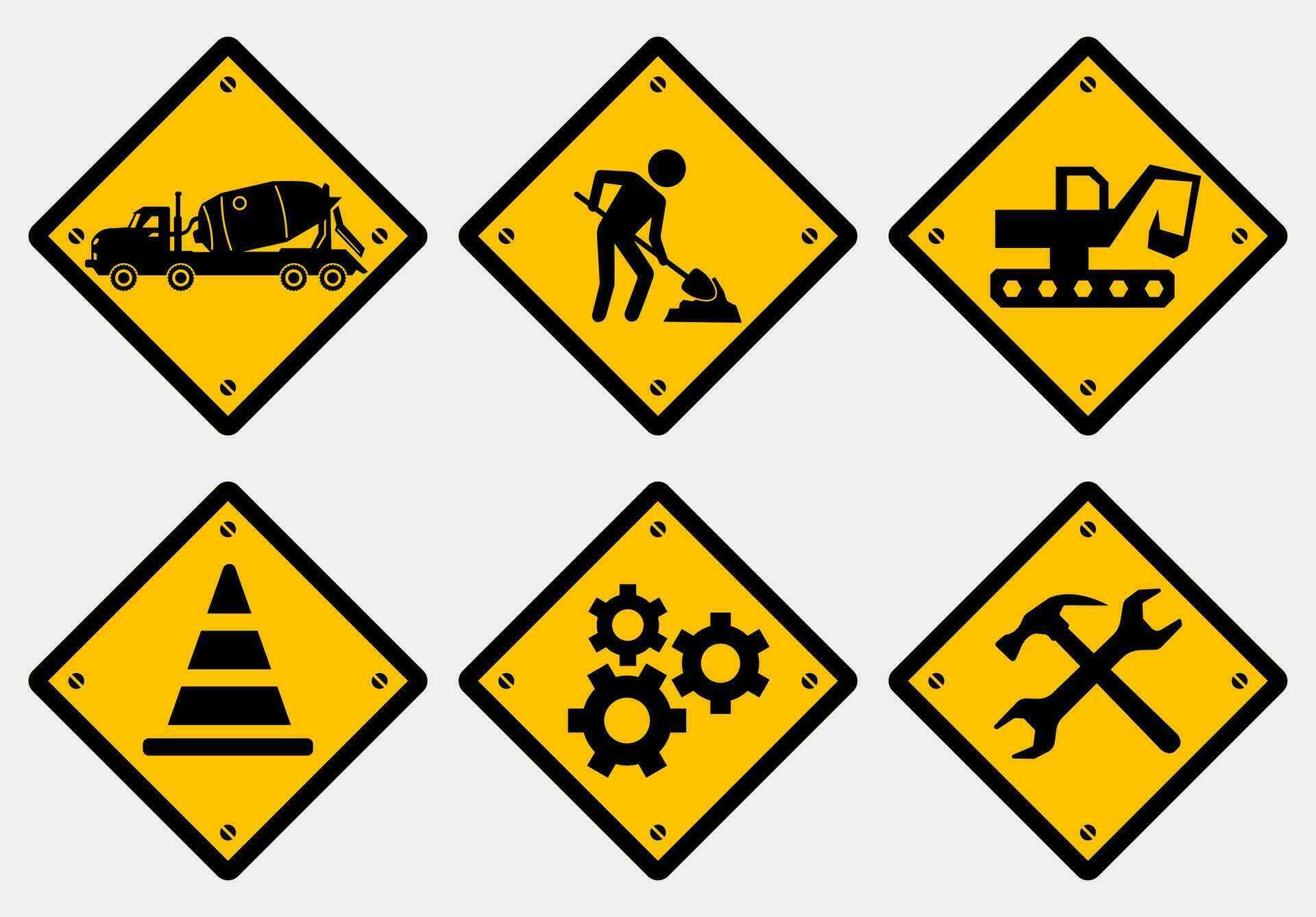 signage construction drawings