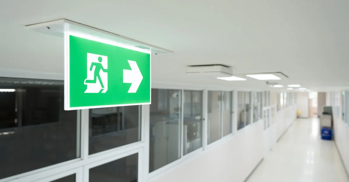 exit sign board​