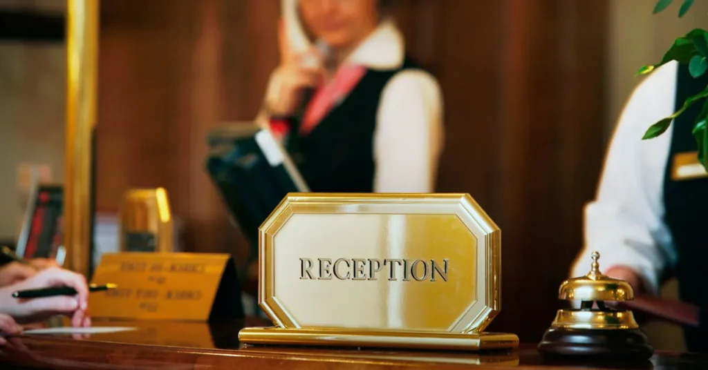 Reception Logo Sign Dubai