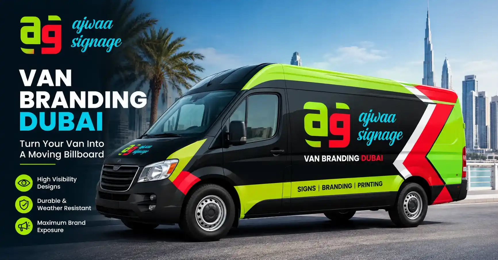 Vehicle Branding Company in Dubai Custom Finish