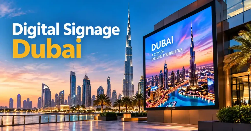 digital signage suppliers in dubai