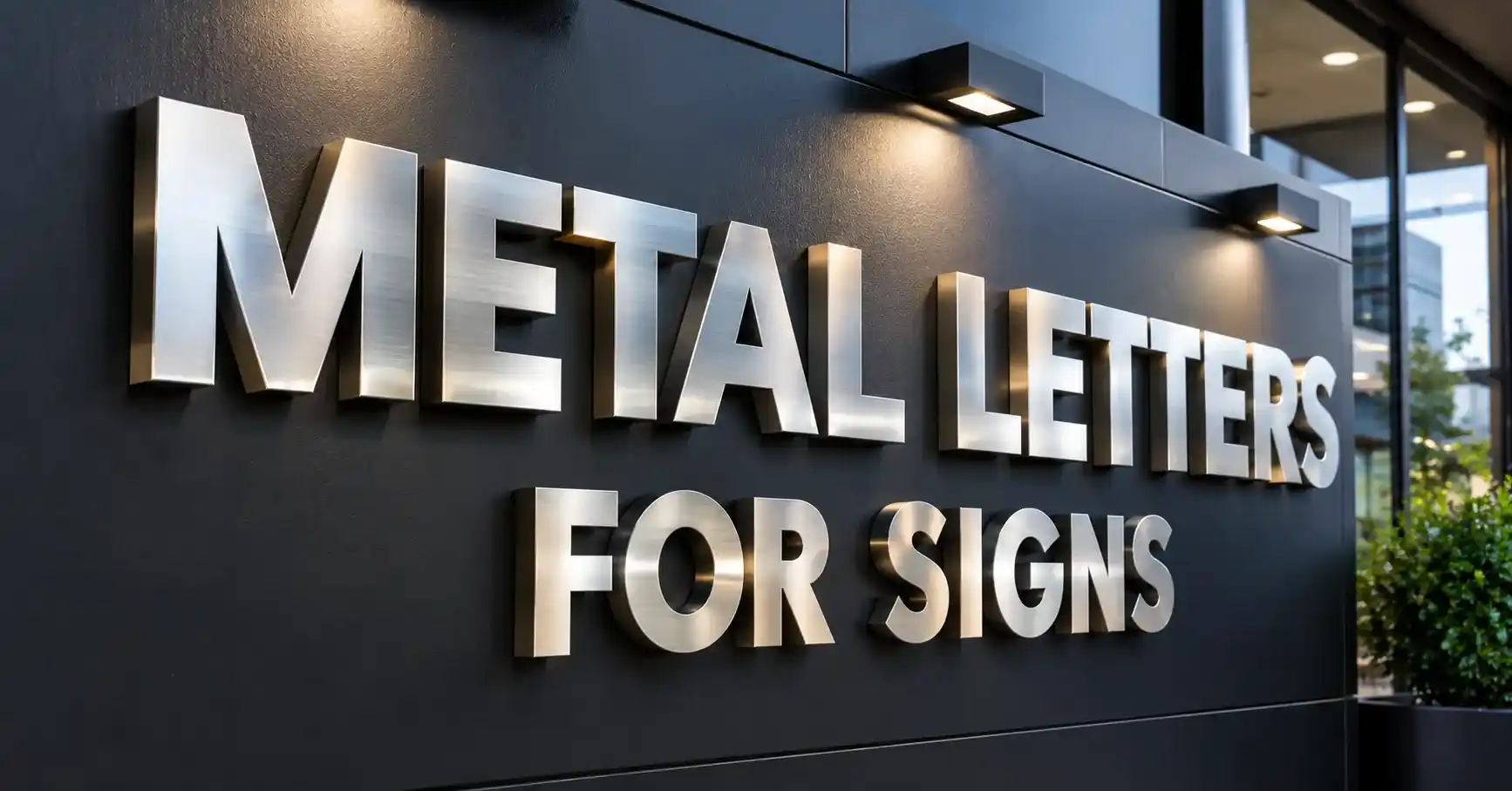 metal letters for signs​