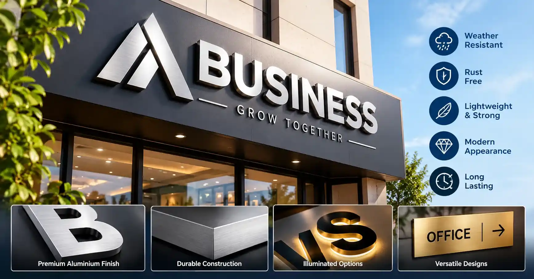 Aluminium Sign Board