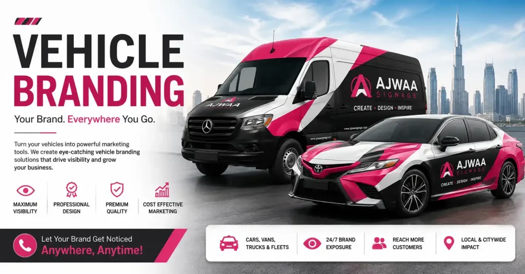 vehicle branding company in dubai