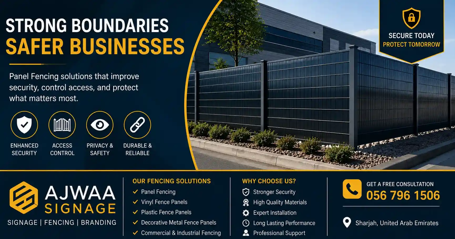 fence panels dubai