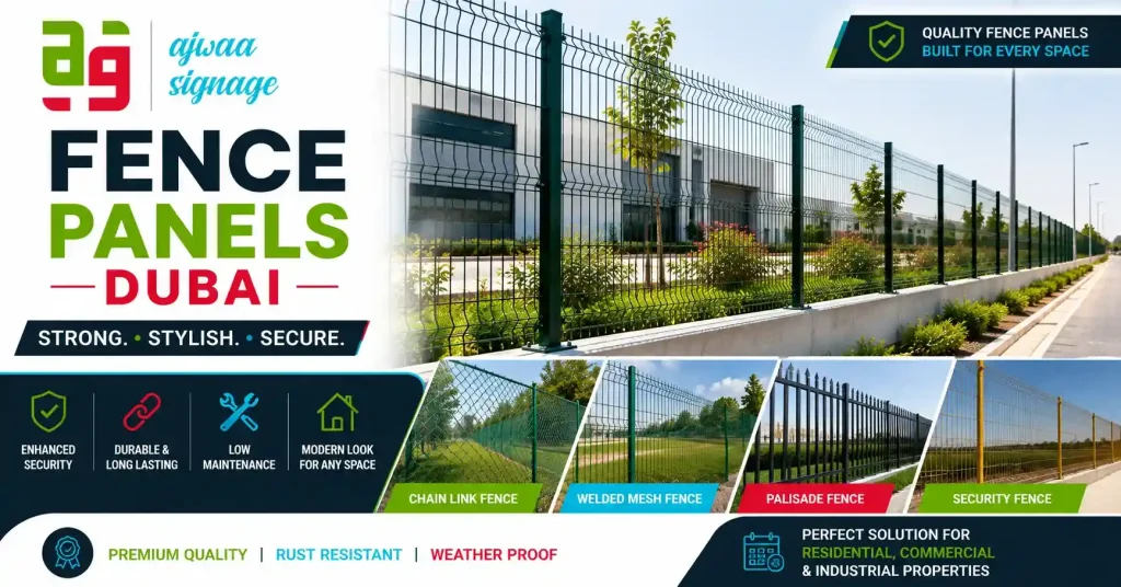 fence panels dubai